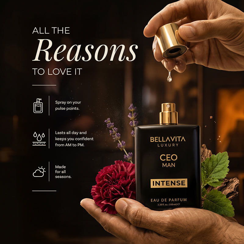 CEO Man Intense Luxury Perfume - 3.4 fl oz BYOB